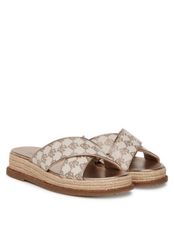 DKNY Espadryle K1564874 Beżowy. Kolor: beżowy. Materiał: materiał