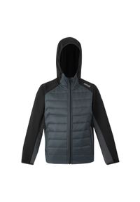 Regatta - Kurtka Dziecięca Kielder IX Hybrid Jacket. Kolor: szary, fioletowy, wielokolorowy, czarny #1