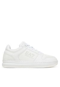 EA7 Emporio Armani Sneakersy 7X000345 AF11988 MZ038 Biały. Kolor: biały. Materiał: skóra