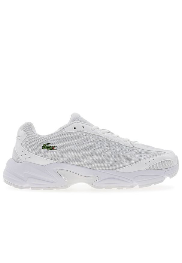 Buty Lacoste Storm 96 2K 749SMA0023-21G - białe. Zapięcie: sznurówki. Kolor: biały. Materiał: syntetyk, skóra, tkanina. Szerokość cholewki: normalna
