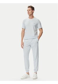 BOSS T-Shirt Mix&Match 50515312 Niebieski jasny Regular Fit. Kolor: niebieski. Materiał: bawełna #5