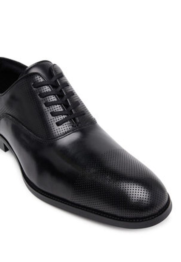 Aldo Półbuty Toledo 13963623 Czarny. Kolor: czarny. Materiał: skóra
