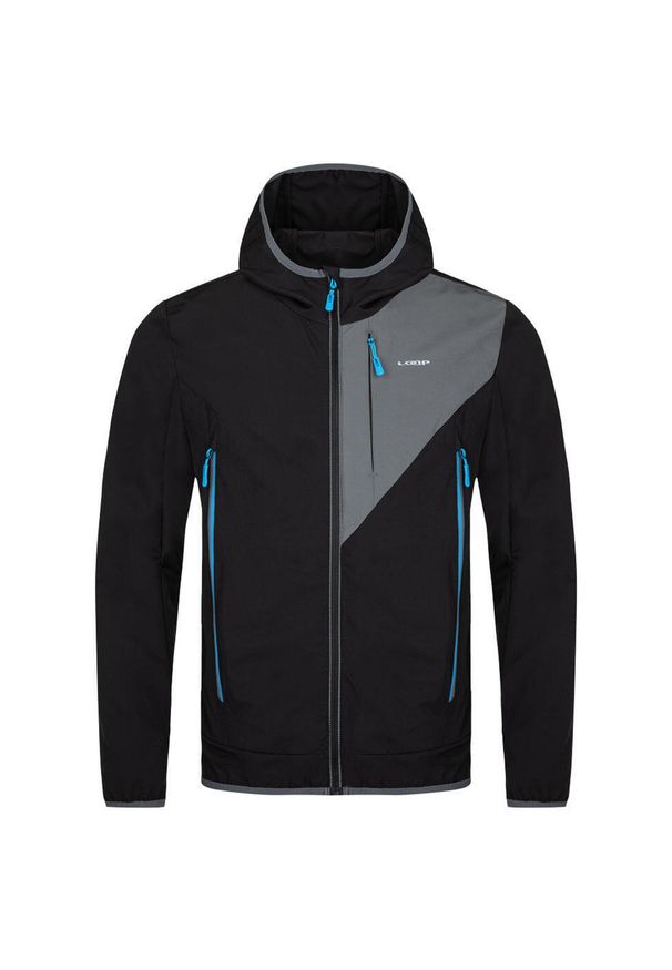 ZEAGLE - Kurtka softshell męska Glemo Ural M — Slim Fit, niebiesko-szara. Kolor: szary, niebieski, wielokolorowy. Materiał: softshell