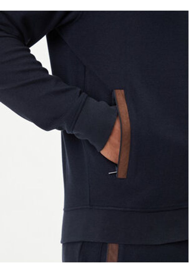 Bugatti Bluza 8700-85050D Granatowy Regular Fit. Kolor: niebieski. Materiał: bawełna