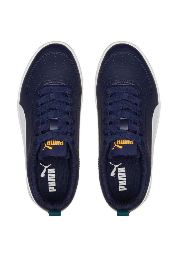Buty do chodzenia dla dzieci Puma Rickie Jr. Kolor: niebieski. Materiał: guma, materiał, syntetyk. Szerokość cholewki: normalna. Sport: turystyka piesza
