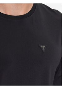 Guess T-Shirt M3YI39 KBS60 Czarny Slim Fit. Kolor: czarny. Materiał: syntetyk #2