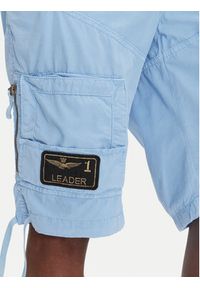 Aeronautica Militare Szorty materiałowe 251BE041CT1122 Błękitny Regular Fit. Kolor: niebieski. Materiał: bawełna #3