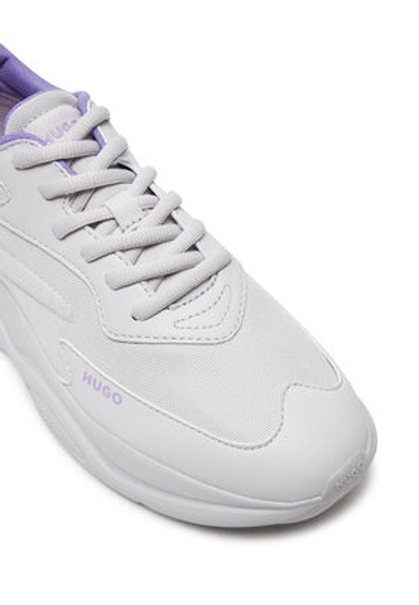 Hugo Sneakersy Leon_Runn 50512717 Szary. Kolor: szary. Materiał: materiał