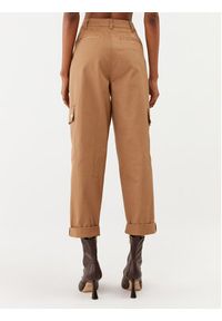 MICHAEL Michael Kors Spodnie materiałowe MF330GY3X6 Brązowy Relaxed Fit. Kolor: brązowy. Materiał: bawełna #3