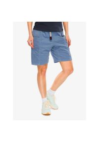 Spodenki turystyczne damskie Gramicci Corduroy Utility Short. Kolor: niebieski. Sport: turystyka piesza