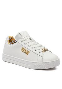 Versace Jeans Couture Sneakersy 76VA3SKL Biały. Kolor: biały. Materiał: skóra