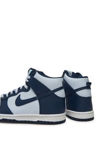 Nike Sneakersy Dunk High (GS) DB2179 008 Biały. Kolor: biały. Materiał: skóra