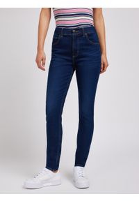 Lee - LEE DAMSKIE SPODNIE JEANSOWE ULC SKINNY DEEPEST DARK 112351235 L35V016198