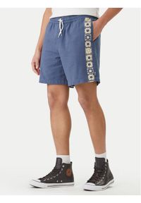 Quiksilver Szorty materiałowe Schank EQYWS03895 Niebieski Regular Fit. Kolor: niebieski. Materiał: bawełna #1