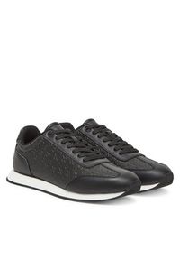 Calvin Klein Sneakersy Low Prof Runn Laceup Mono HM0HM01896 Czarny. Kolor: czarny. Materiał: skóra #4