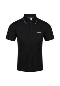 Regatta - Męska Koszulka Polo Maverik V. Typ kołnierza: polo. Kolor: czarny #1