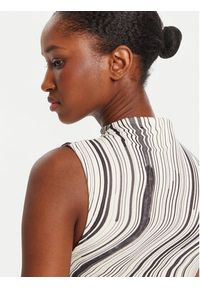 Desigual Bluzka Chiara 25WWTK55 Écru Regular Fit. Kolor: kremowy. Materiał: syntetyk #5