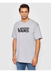 Vans T-Shirt VN000GGG Szary Classic Fit. Kolor: szary. Materiał: bawełna
