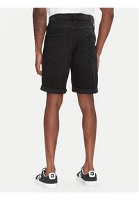 Lee Szorty jeansowe 5 Pocket 112363930 Czarny Regular Fit. Kolor: czarny. Materiał: bawełna