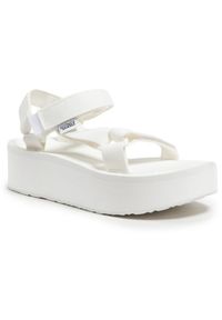 Teva Sandały W Flatform Universal 1008844 Biały. Kolor: biały. Materiał: materiał #1