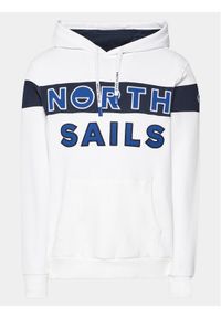North Sails Bluza 691250 Biały Regular Fit. Kolor: biały. Materiał: bawełna