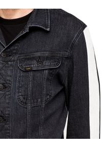 Lee - LEE SLIM RIDER RETRO MĘSKA KURTKA JEANSOWA BASELINE BLACK L89RRGAW 112123902. Materiał: jeans. Styl: retro #3