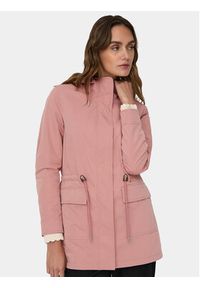 only - ONLY Parka Louise 15312869 Różowy Regular Fit. Kolor: różowy. Materiał: syntetyk