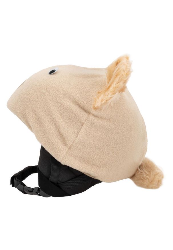 CASCO - Czapka / nakładka na kask narciarski MIŚ. Kolor: beżowy. Sezon: zima. Styl: sportowy