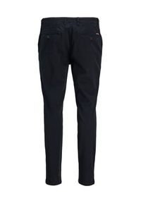 Jack & Jones Chinosy Marco Arthur 12260904 Granatowy Slim Fit. Kolor: niebieski. Materiał: bawełna