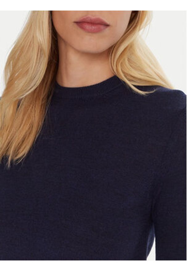 Robe di Kappa Sweter Emmy 64114YW Granatowy Regular Fit. Kolor: niebieski. Materiał: wełna