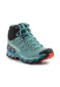 LA SPORTIVA - Buty trekkingowe damskie La Sportiva Ultra Raptor Ii Mid. Kolor: zielony. Materiał: skóra. Szerokość cholewki: normalna