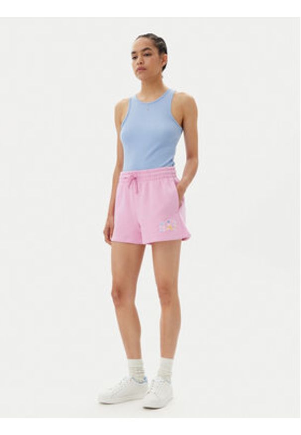 GAP - Gap Szorty sportowe 769323-09 Różowy Regular Fit. Kolor: różowy. Materiał: bawełna