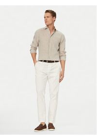 JOOP! Koszula Pai-W 30102661 Beżowy Regular Fit. Kolor: beżowy. Materiał: len #3