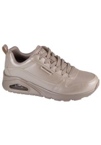 skechers - Tenisówki Skechers Model Uno - Galactic Gal Kolor Biały. Kolor: szary. Materiał: materiał, tkanina, syntetyk. Model: Skechers Sport. Sport: turystyka piesza