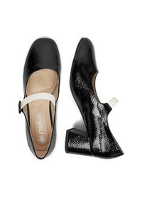 Rieker Półbuty 44752-00 Czarny. Kolor: czarny. Materiał: materiał #4