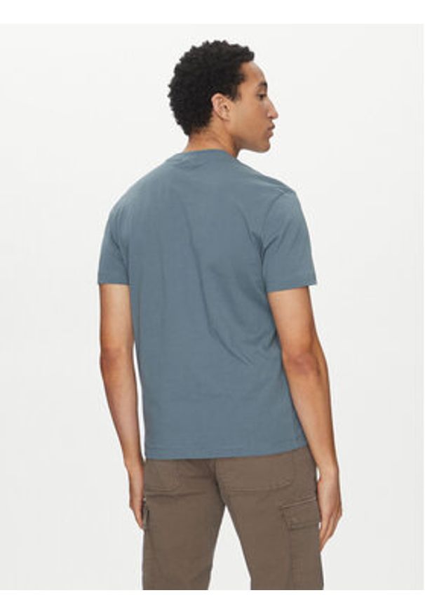 Napapijri T-Shirt S-box Logo NP0A4I3L Zielony Regular Fit. Kolor: zielony. Materiał: bawełna