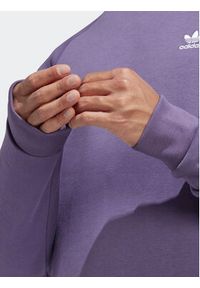 Adidas - adidas Bluza Trefoil Essentials Crewneck Sweatshirt IA4824 Fioletowy Regular Fit. Kolor: fioletowy. Materiał: bawełna #3