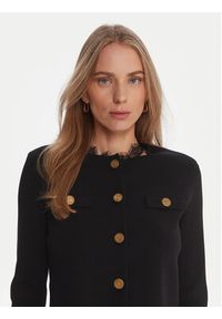 TwinSet - TWINSET Kardigan 252TP320A Czarny Regular Fit. Kolor: czarny. Materiał: syntetyk #2