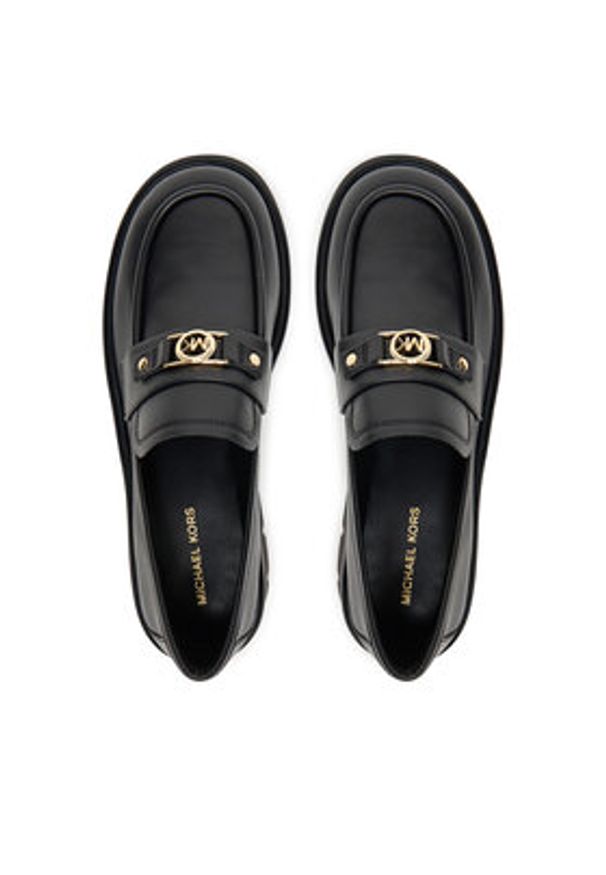 MICHAEL Michael Kors Loafersy Mandy 40T5MAFP1L Czarny. Kolor: czarny. Materiał: skóra