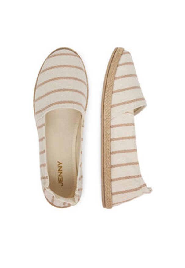 Jenny - JENNY Espadryle KAYLA WSK1609-05 Beżowy. Kolor: beżowy. Materiał: materiał