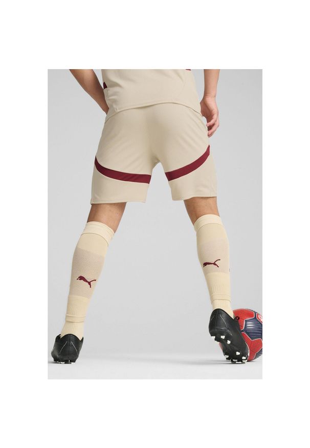 Puma - Męskie szorty FC Red Bull Salzburg 24/25 PUMA Granola Team Regal Red Beige. Kolor: czerwony, wielokolorowy, beżowy. Sport: piłka nożna
