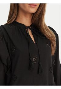 Seafolly Sukienka letnia Embroidery 54155-DR Czarny Regular Fit. Kolor: czarny. Materiał: bawełna. Sezon: lato #3