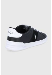 Polo Ralph Lauren Buty kolor czarny. Nosek buta: okrągły. Zapięcie: sznurówki. Kolor: czarny. Materiał: guma #4