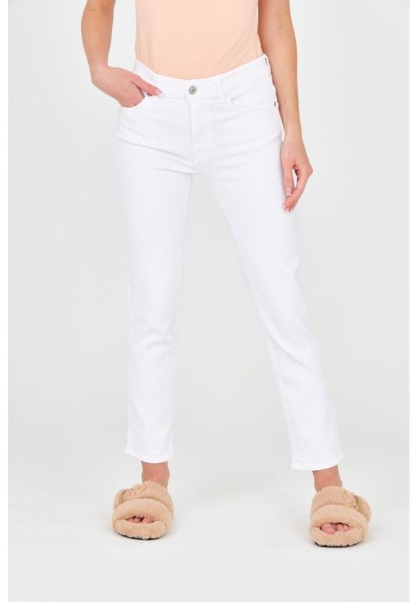 7 FOR ALL MANKIND Białe jeansy damskie Roxanne Ankle, Rozmiar 29. Kolor: biały. Styl: vintage