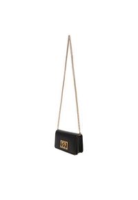 Love Moschino - LOVE MOSCHINO Torebka JC5602PP1NLI0000 Czarny. Kolor: czarny. Materiał: skórzane