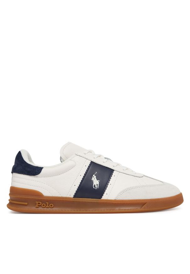 Polo Ralph Lauren Sneakersy 809973706001 Biały. Kolor: biały. Materiał: zamsz, skóra