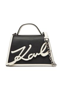 Karl Lagerfeld - KARL LAGERFELD Torebka A1W30224 Czarny. Kolor: czarny. Materiał: skórzane