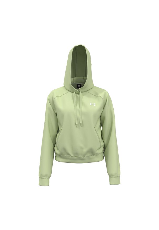 Bluza damska Under Armour Pro Fleece Hoodie. Kolor: zielony. Sport: fitness