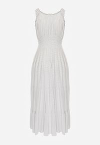 Renee - Biała Sukienka Kilroy. Kolor: biały. Długość rękawa: bez rękawów. Sezon: lato. Typ sukienki: rozkloszowane. Styl: boho. Długość: maxi #3