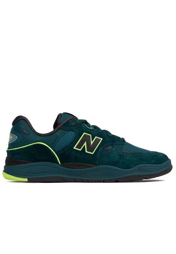 Buty New Balance Numeric NM1010PR - zielone. Kolor: zielony. Materiał: tkanina, materiał, skóra, guma, zamsz. Szerokość cholewki: normalna. Sport: bieganie, skateboard, fitness